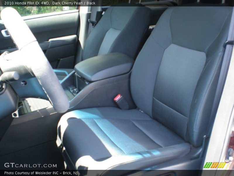 Dark Cherry Pearl / Black 2010 Honda Pilot EX 4WD