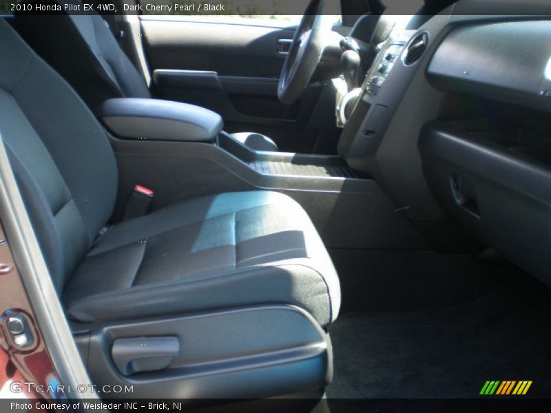 Dark Cherry Pearl / Black 2010 Honda Pilot EX 4WD