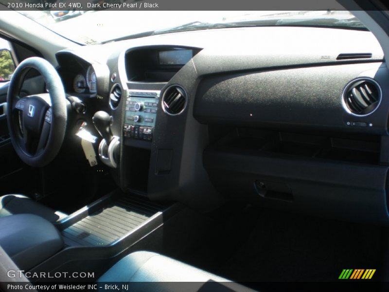Dark Cherry Pearl / Black 2010 Honda Pilot EX 4WD