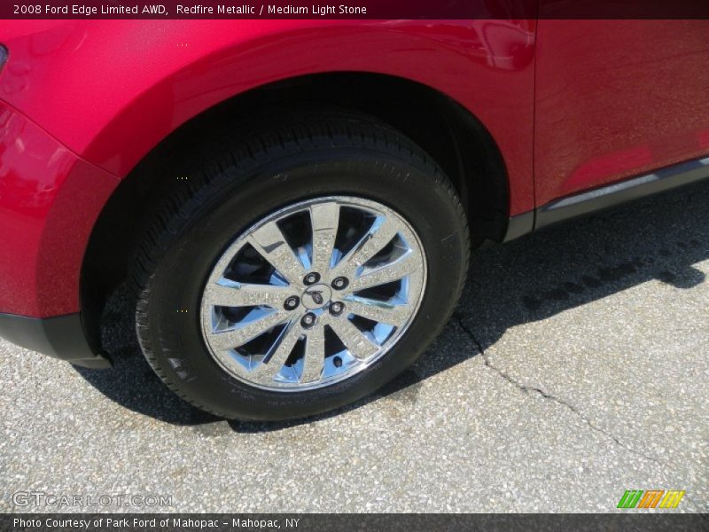 Redfire Metallic / Medium Light Stone 2008 Ford Edge Limited AWD
