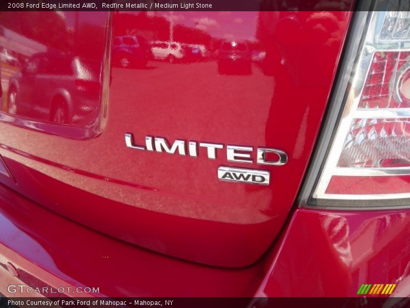 Redfire Metallic / Medium Light Stone 2008 Ford Edge Limited AWD