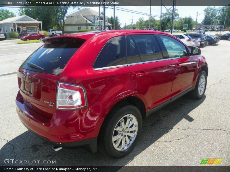 Redfire Metallic / Medium Light Stone 2008 Ford Edge Limited AWD