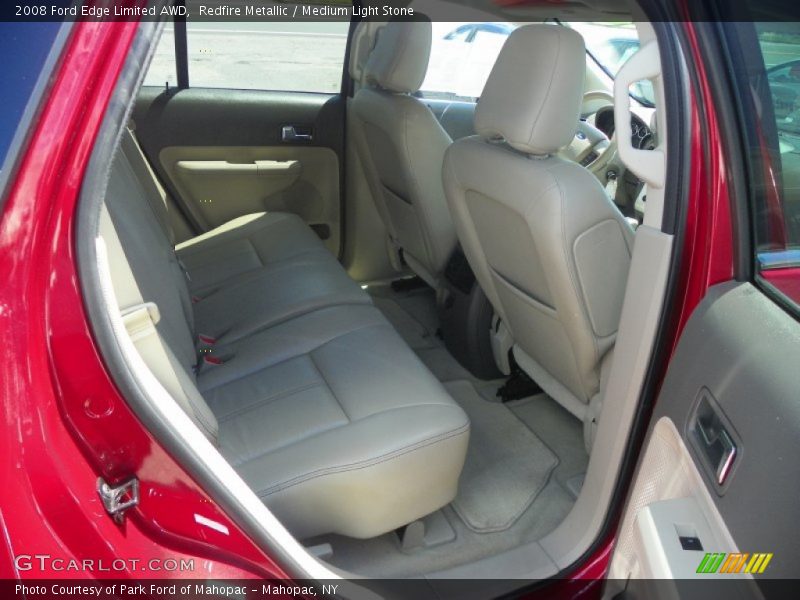 Redfire Metallic / Medium Light Stone 2008 Ford Edge Limited AWD