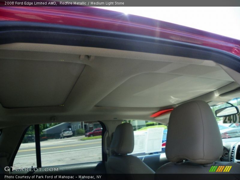 Redfire Metallic / Medium Light Stone 2008 Ford Edge Limited AWD