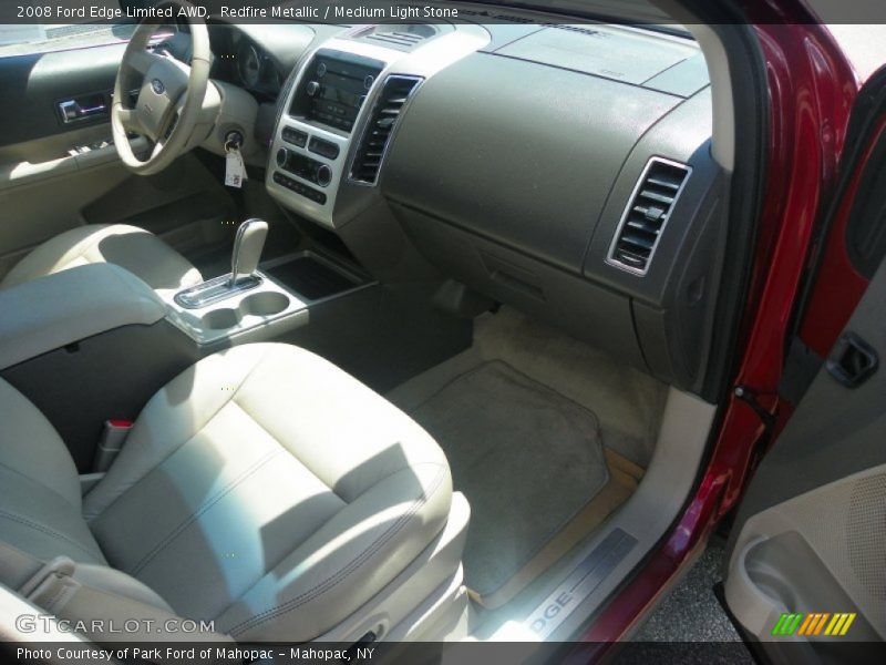 Redfire Metallic / Medium Light Stone 2008 Ford Edge Limited AWD