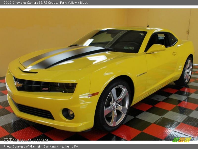 Rally Yellow / Black 2010 Chevrolet Camaro SS/RS Coupe