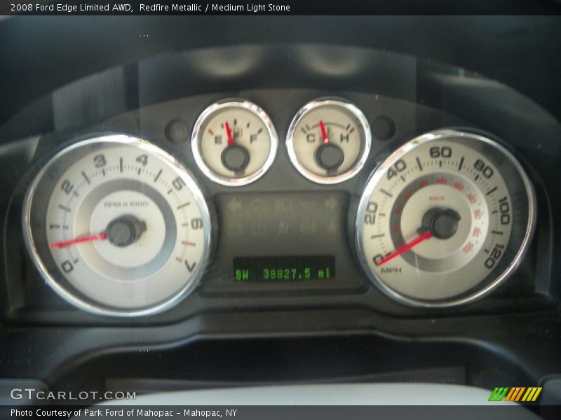 Redfire Metallic / Medium Light Stone 2008 Ford Edge Limited AWD