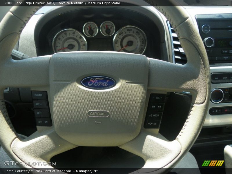 Redfire Metallic / Medium Light Stone 2008 Ford Edge Limited AWD