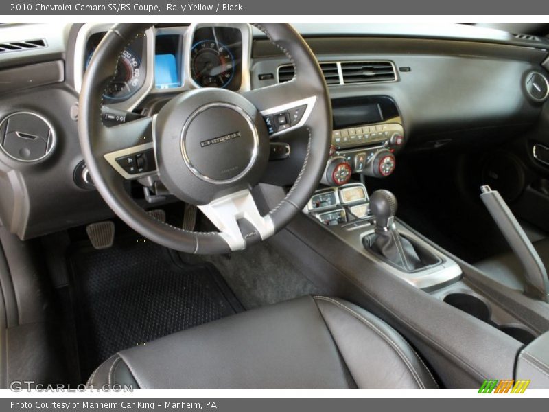 Rally Yellow / Black 2010 Chevrolet Camaro SS/RS Coupe