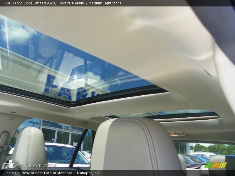 Redfire Metallic / Medium Light Stone 2008 Ford Edge Limited AWD
