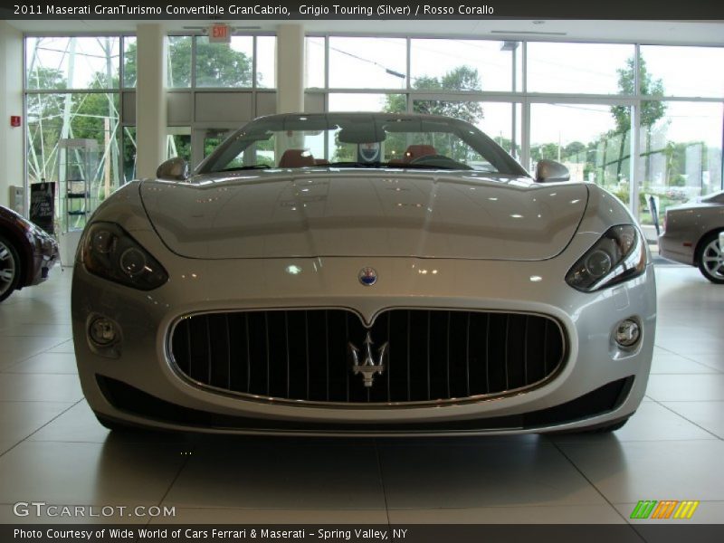Grigio Touring (Silver) / Rosso Corallo 2011 Maserati GranTurismo Convertible GranCabrio