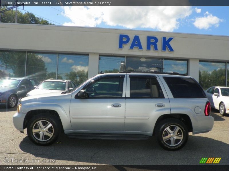 Silverstone Metallic / Ebony 2008 Chevrolet TrailBlazer LT 4x4