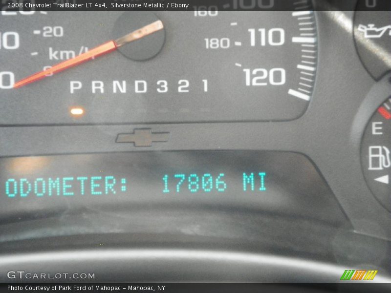 Silverstone Metallic / Ebony 2008 Chevrolet TrailBlazer LT 4x4