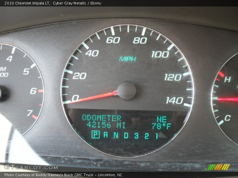 Cyber Gray Metallic / Ebony 2010 Chevrolet Impala LT