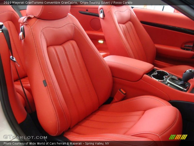  2011 GranTurismo Convertible GranCabrio Rosso Corallo Interior