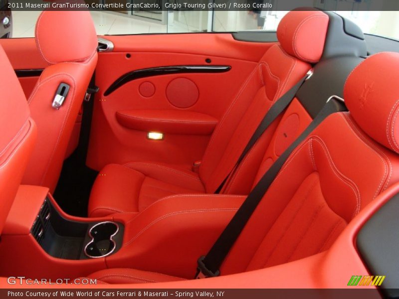  2011 GranTurismo Convertible GranCabrio Rosso Corallo Interior