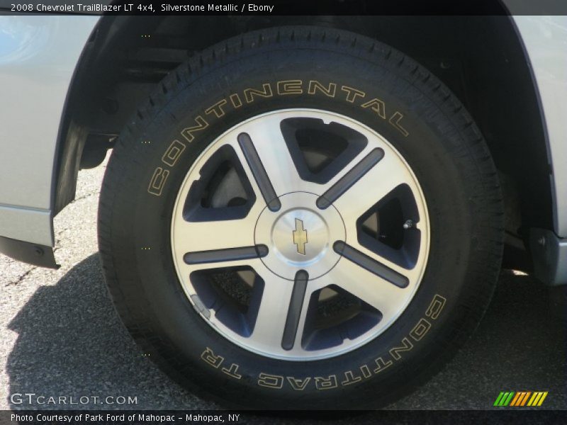 Silverstone Metallic / Ebony 2008 Chevrolet TrailBlazer LT 4x4
