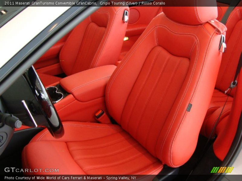 2011 GranTurismo Convertible GranCabrio Rosso Corallo Interior