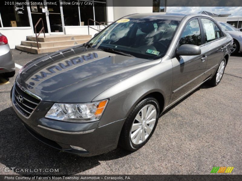 Willow Gray / Gray 2010 Hyundai Sonata Limited