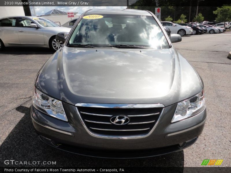 Willow Gray / Gray 2010 Hyundai Sonata Limited