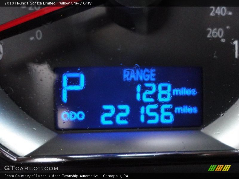Willow Gray / Gray 2010 Hyundai Sonata Limited