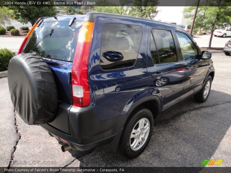 Eternal Blue Pearl / Black 2004 Honda CR-V EX 4WD