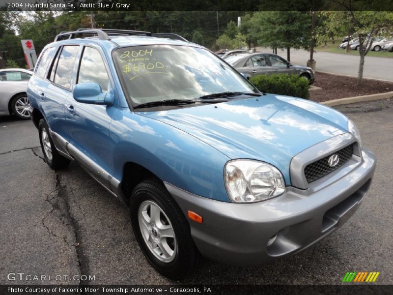 Arctic Blue / Gray 2004 Hyundai Santa Fe