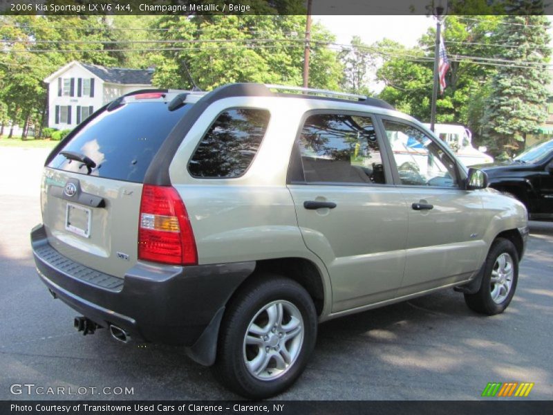 Champagne Metallic / Beige 2006 Kia Sportage LX V6 4x4