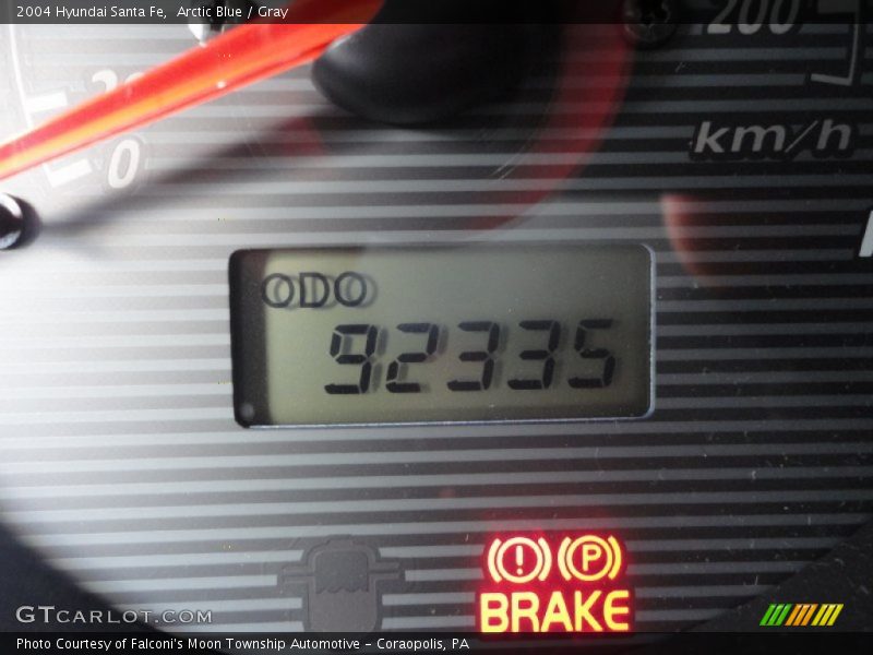 Arctic Blue / Gray 2004 Hyundai Santa Fe
