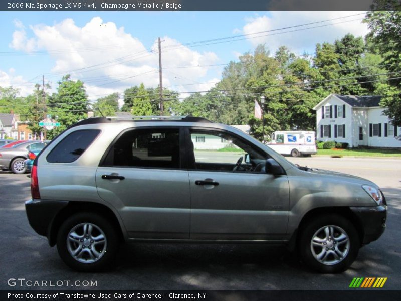 Champagne Metallic / Beige 2006 Kia Sportage LX V6 4x4