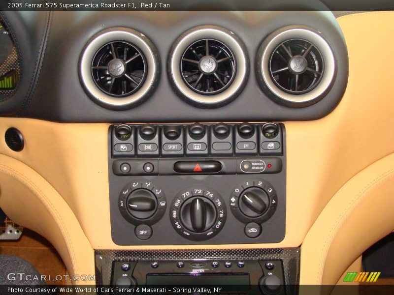 Controls of 2005 575 Superamerica Roadster F1