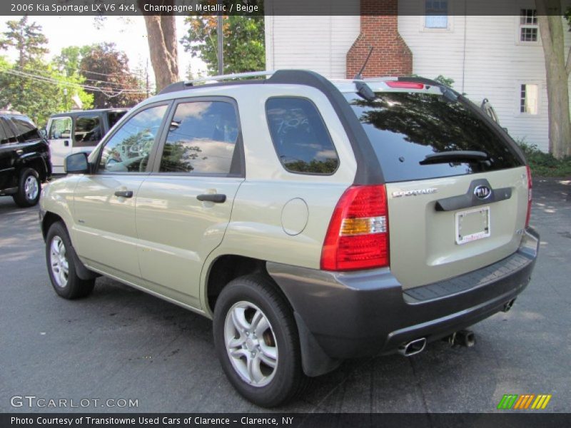 Champagne Metallic / Beige 2006 Kia Sportage LX V6 4x4