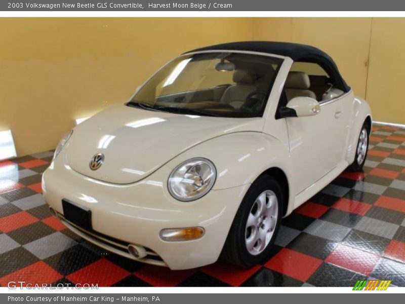 Harvest Moon Beige / Cream 2003 Volkswagen New Beetle GLS Convertible