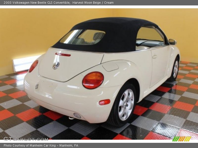 Harvest Moon Beige / Cream 2003 Volkswagen New Beetle GLS Convertible