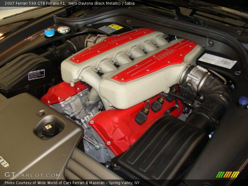  2007 599 GTB Fiorano F1 Engine - 6.0 Liter DOHC 48-Valve VVT V12
