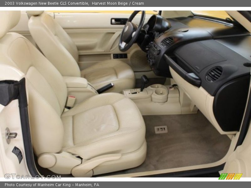 Harvest Moon Beige / Cream 2003 Volkswagen New Beetle GLS Convertible