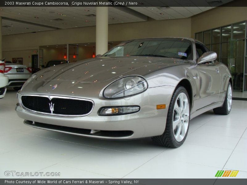 Grigio Nuvolari Metallic (Grey) / Nero 2003 Maserati Coupe Cambiocorsa