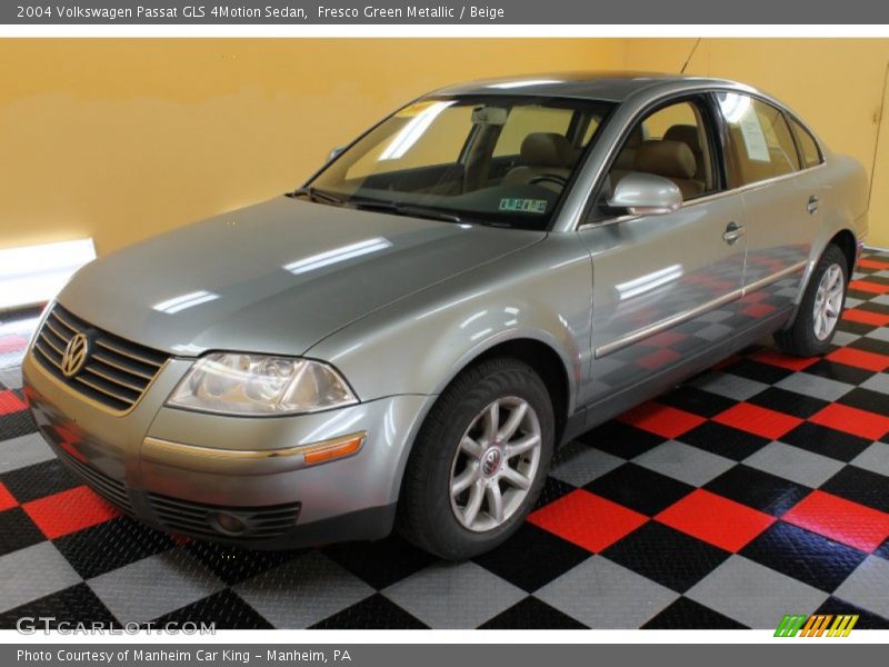 Fresco Green Metallic / Beige 2004 Volkswagen Passat GLS 4Motion Sedan