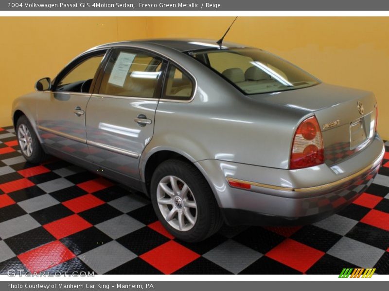 Fresco Green Metallic / Beige 2004 Volkswagen Passat GLS 4Motion Sedan