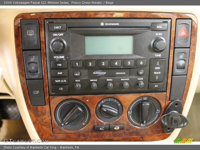 Fresco Green Metallic / Beige 2004 Volkswagen Passat GLS 4Motion Sedan