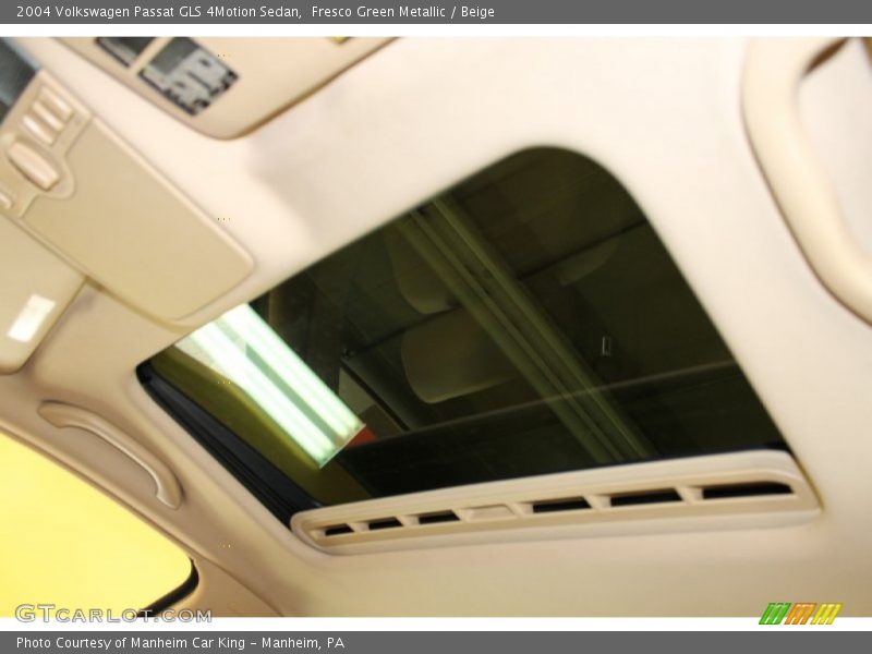 Fresco Green Metallic / Beige 2004 Volkswagen Passat GLS 4Motion Sedan