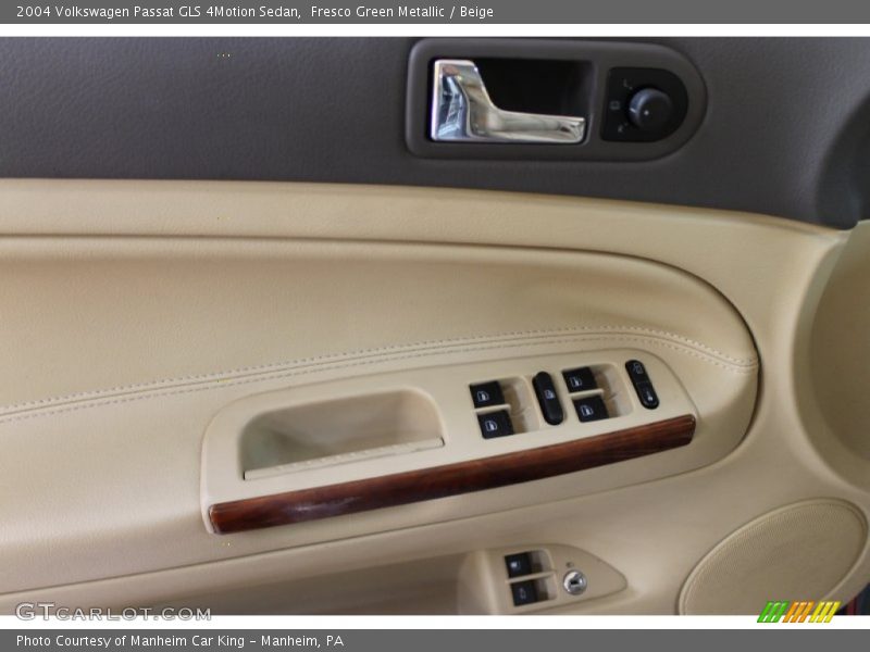 Fresco Green Metallic / Beige 2004 Volkswagen Passat GLS 4Motion Sedan