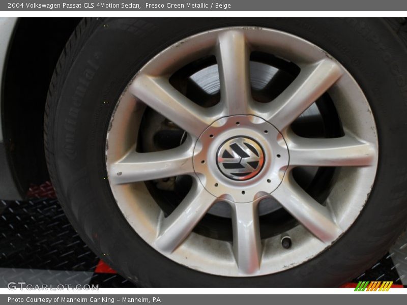Fresco Green Metallic / Beige 2004 Volkswagen Passat GLS 4Motion Sedan