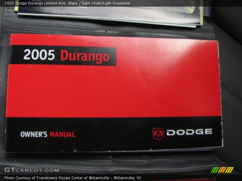 Black / Dark Khaki/Light Graystone 2005 Dodge Durango Limited 4x4