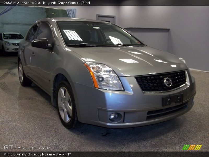 Magnetic Gray / Charcoal/Steel 2008 Nissan Sentra 2.0