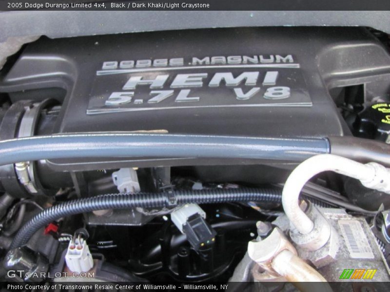 Black / Dark Khaki/Light Graystone 2005 Dodge Durango Limited 4x4