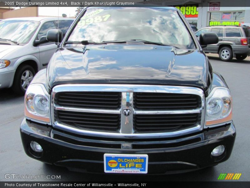 Black / Dark Khaki/Light Graystone 2005 Dodge Durango Limited 4x4