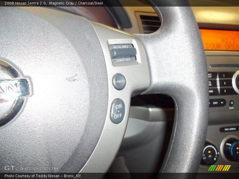 Magnetic Gray / Charcoal/Steel 2008 Nissan Sentra 2.0