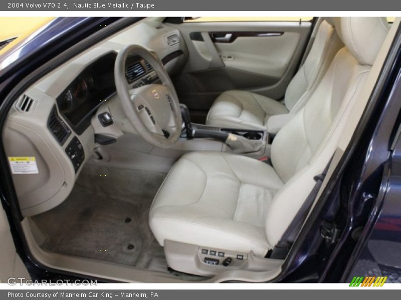 Nautic Blue Metallic / Taupe 2004 Volvo V70 2.4