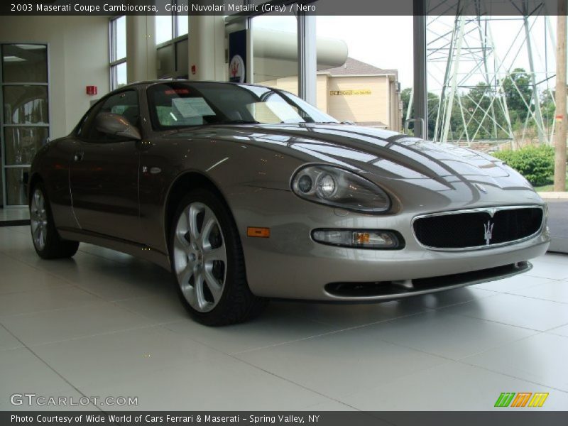 Grigio Nuvolari Metallic (Grey) / Nero 2003 Maserati Coupe Cambiocorsa